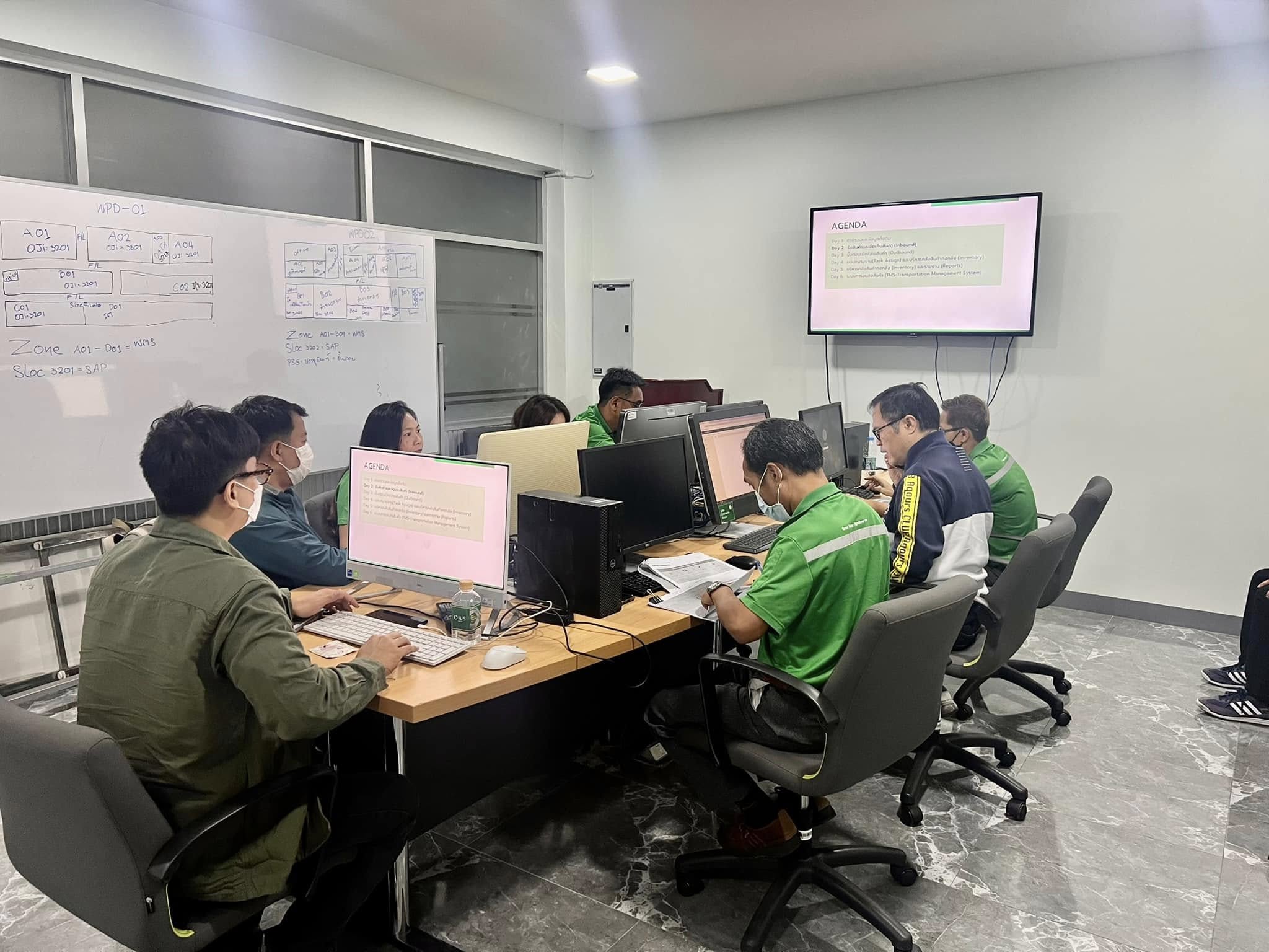 บรรยากาศการ training Software Infor Cloudsuite WMS